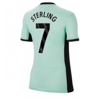 Fotballdrakt Dame Chelsea Raheem Sterling #7 Tredjedrakt 2023-24 Kortermet